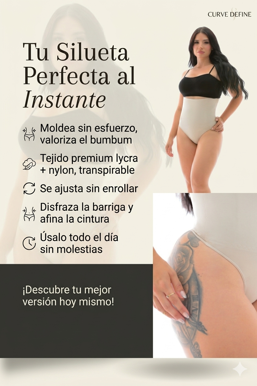 Faja Panty Moldeadora de Control Total con Efecto Levanta Glúteos 🍑