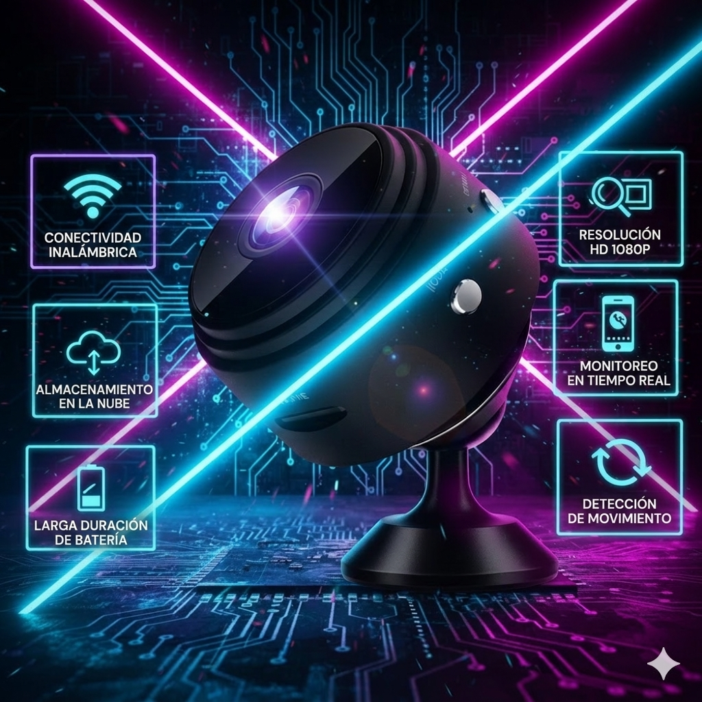 🔥 MINI CÁMERA ESPIA A9 WIFI HD™