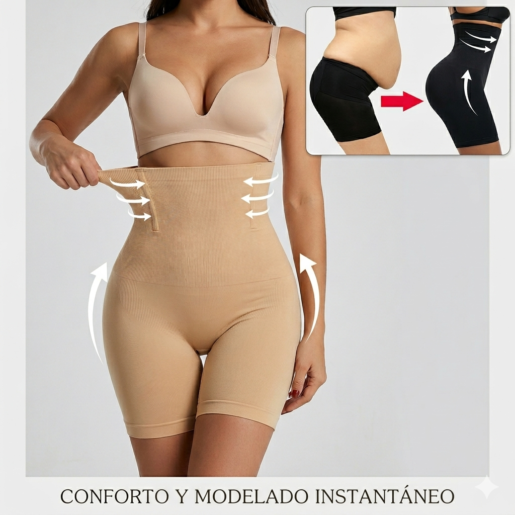 Faja Moldeadora Premium™ Tipo Short - Efecto Invisible