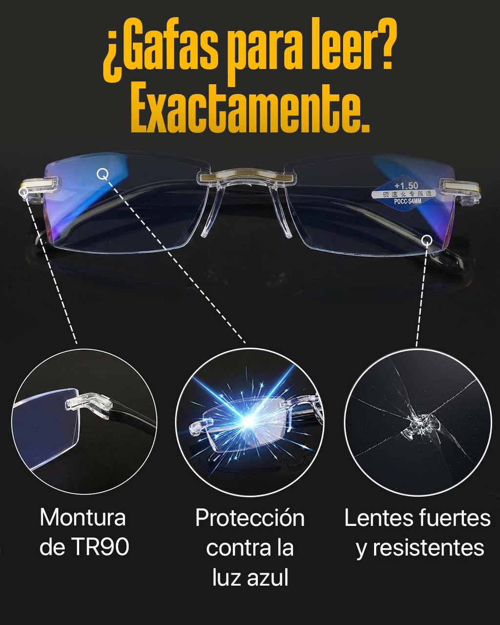 VisionFlex™ – Gafas Fotocromáticas con Protección de Luz Azul