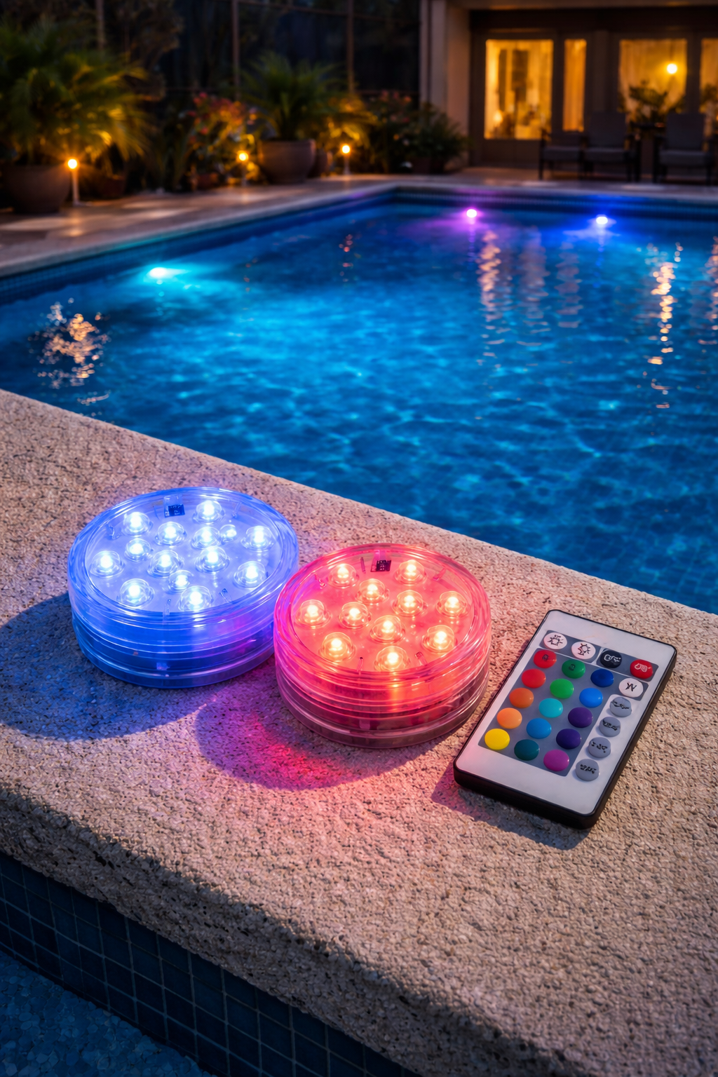 AquaGlow Pro – Luz LED Sumergible Multicolor para Piscina